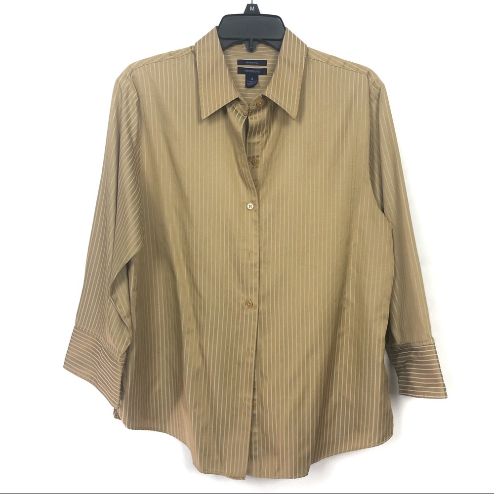 Westbound Wrinkle Free Long Sleeve Button …